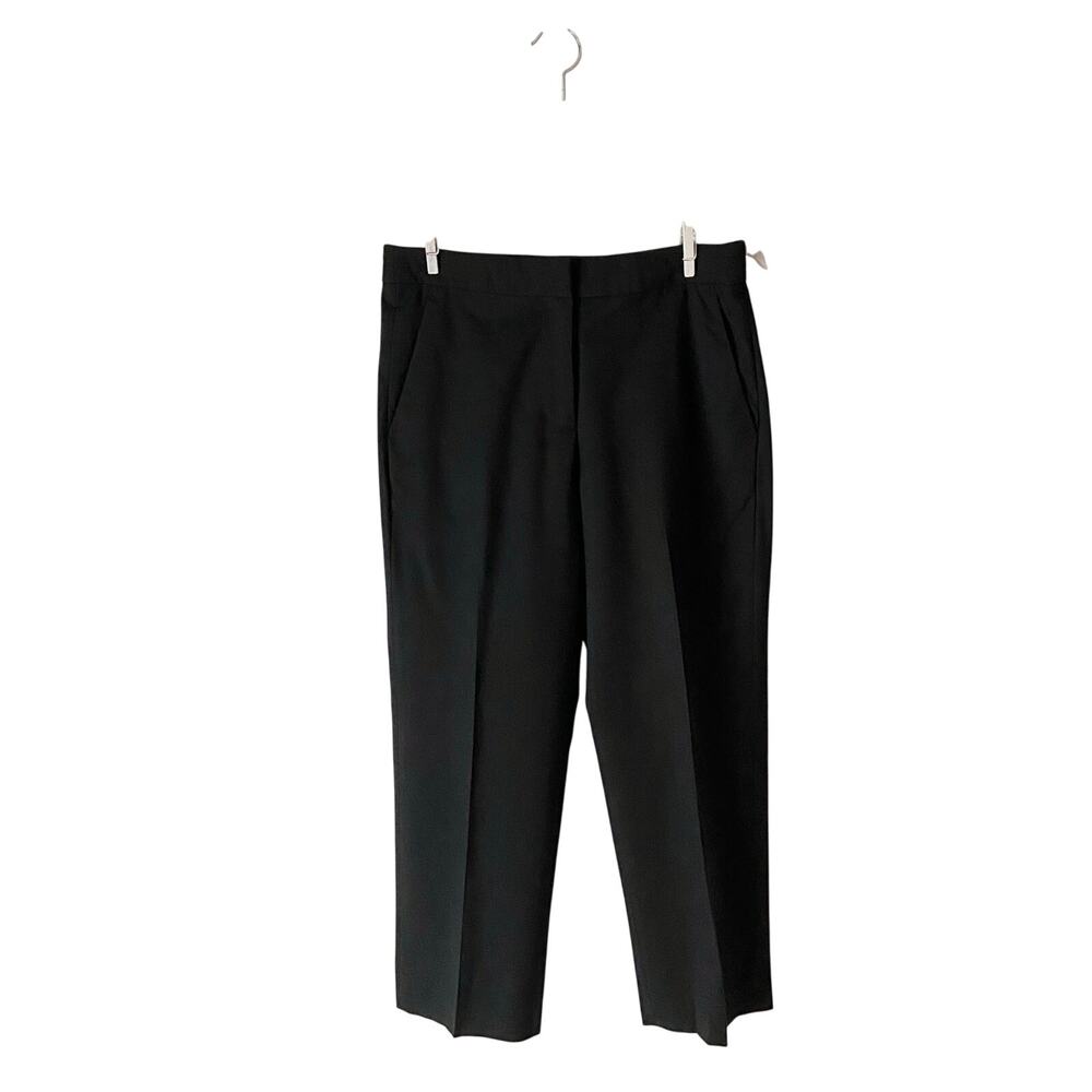 J. Crew Super 120's Black Wool Pants Size 4